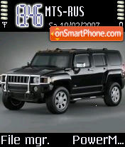 Black Hummer tema screenshot