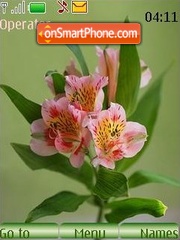 Capture d'écran Tenderness of lilies thème