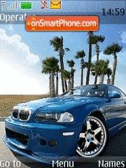 Capture d'écran Blue BMW thème