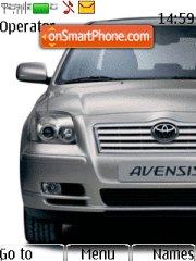 Toyota Avensis es el tema de pantalla