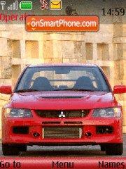 Mitsubishi Lancer Evolution 01 es el tema de pantalla