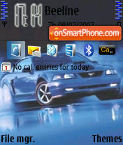 Cars Theme tema screenshot