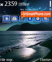 Blue dreem theme screenshot