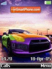 Скриншот темы Nissan Skyline Gtr 08