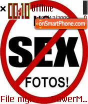 No Fotos tema screenshot