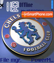 Скриншот темы Chelsea FC Logo