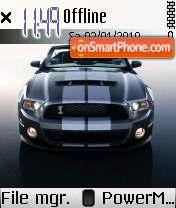 Скриншот темы Ford mustang 78