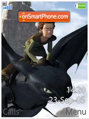 Capture d'écran How to train your Dragon thème