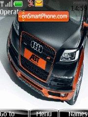 Audi black 02 tema screenshot