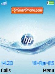 Hp In Water tema screenshot