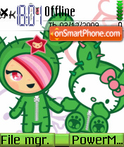 Tokidoki theme screenshot