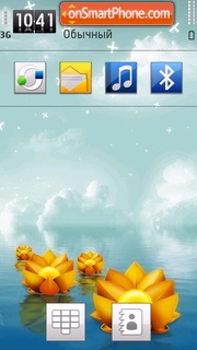 Water Lily 01 theme screenshot