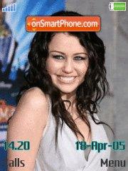 Miley Cyrus 07 theme screenshot