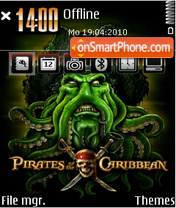 Скриншот темы Pirates of caribbean 01