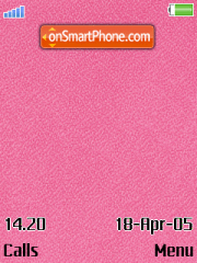 Pink tema screenshot