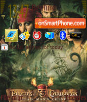Скриншот темы Pirates Of The Caribbean 2