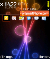 Fire bubble theme screenshot