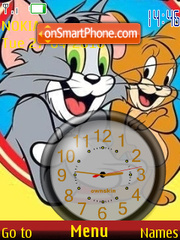 Tom n Jerry Clock theme screenshot