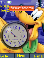 Pluto Clock tema screenshot