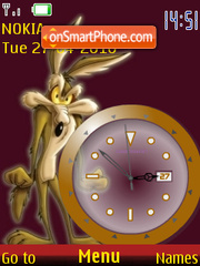 Coyote Clock tema screenshot