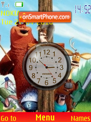 Open Season Clock theme screenshot