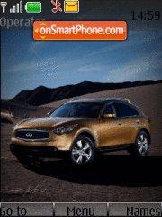 Скриншот темы Infiniti Yellow