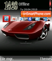 Chevrolet Corvette tema screenshot