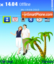 Palm 03 tema screenshot