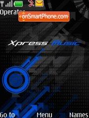 Xpress blue tema screenshot