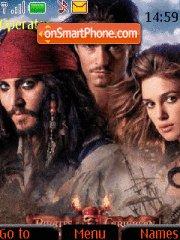 Скриншот темы Pirates of the Caribbean 04