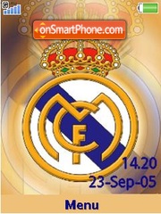 Скриншот темы Real madrid