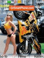 Скриншот темы Suzuki Bike