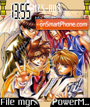 Скриншот темы Gensomaden Saiyuki