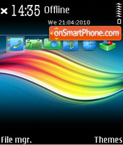 Metal rainbow tema screenshot