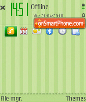 Скриншот темы Green fp1