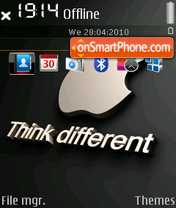 Capture d'écran Apple Think Different thème