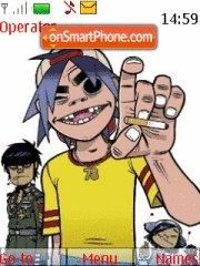 Скриншот темы Gorillaz