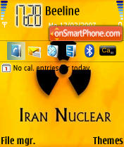 Capture d'écran Iran Nuclear thème