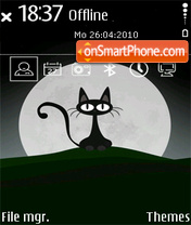 Black Cat 06 theme screenshot