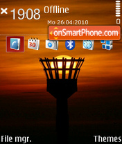 Sun Basket tema screenshot