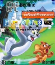 Скриншот темы Tom & Jerry