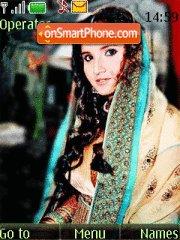 Sania at her Wedding theme screenshot