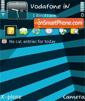 Stripes blue v1.01 tema screenshot