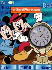 M n M Clock 2 es el tema de pantalla