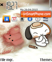 Cute Toon es el tema de pantalla