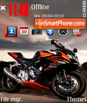 Suzuki Gsxr 1002 es el tema de pantalla