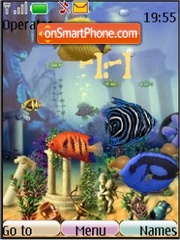 Animated peces theme screenshot