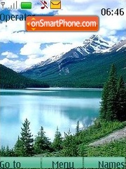 Скриншот темы Lakes in mountains