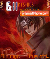 Скриншот темы Itachi