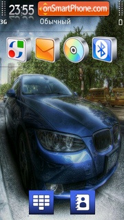 Bmw blue 04 theme screenshot